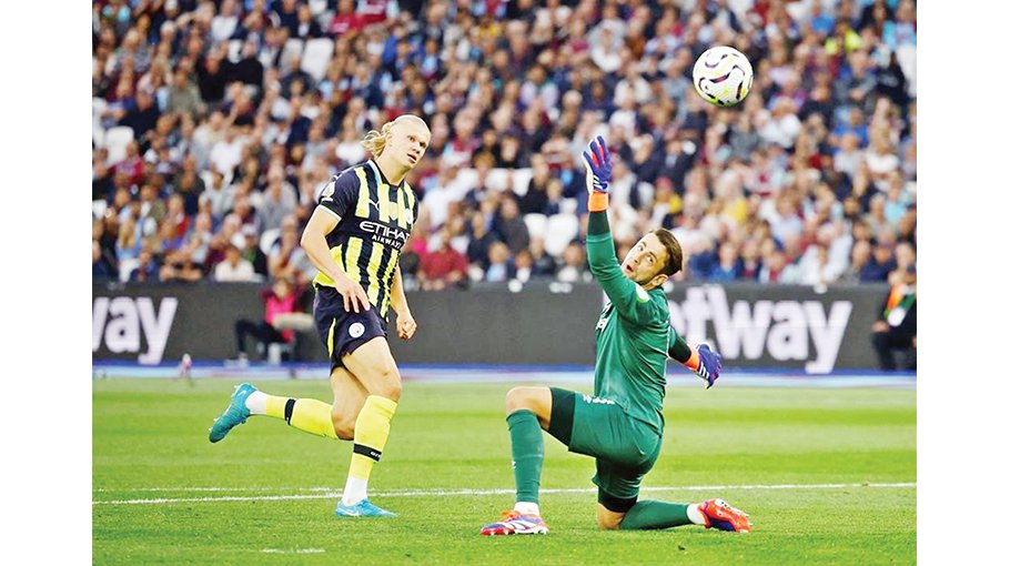 Haaland hat-trick steers Man City’s easy win