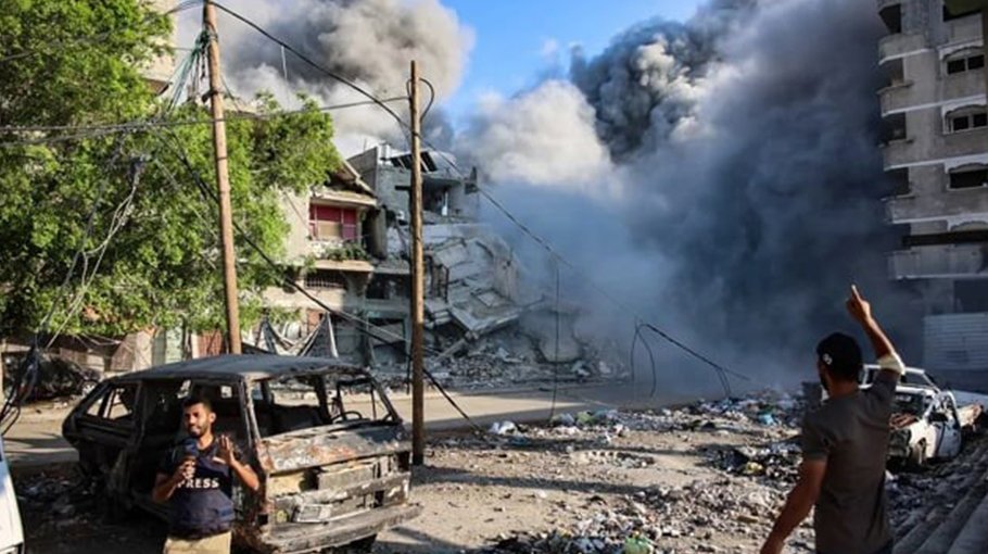 40 killed, 60 hurt in Israeli strike on Gaza humanitarian zone