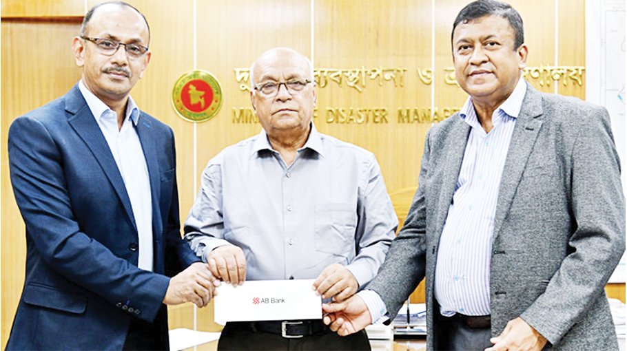 AB Bank donates  Tk 2 crore to Chief  Adviser’s Relief Fund