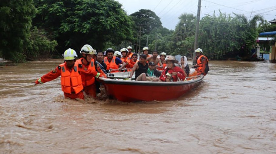 Myanmar flood death toll nears 300