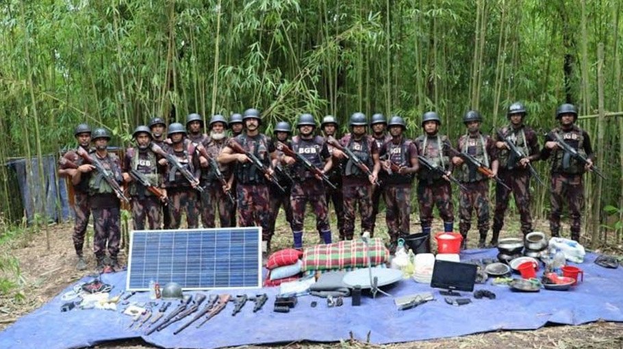 BGB seizes arms, ammo from Bandarban  deep forest