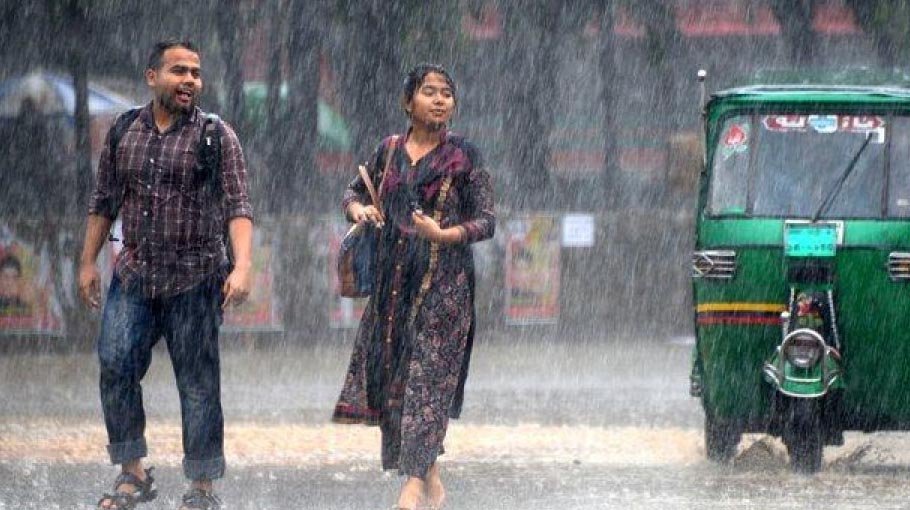 Rain relieves Dhaka’s heat, but creates road woes