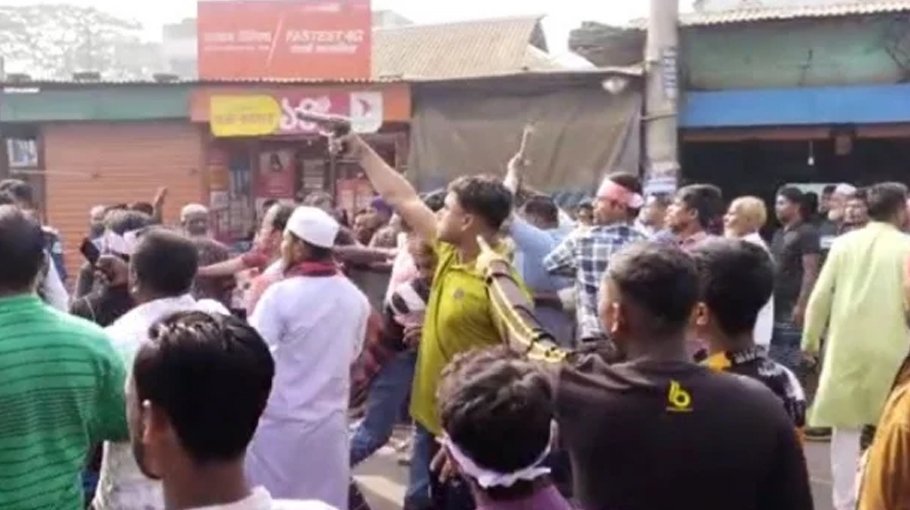 BNP men clash over jhut business control in Gazipur