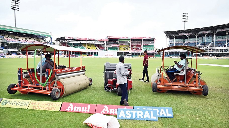 Wet outfield disrupts third day’s play