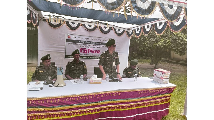 3512 Ansar, VDP personnel deployed at Gaibandha  Puja Mandaps