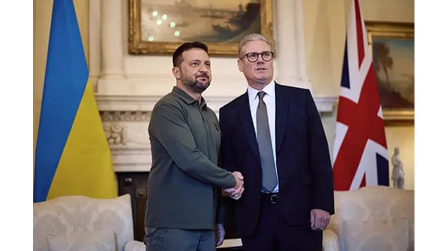 Zelensky meets UK’s Starmer in London on tour of European allies