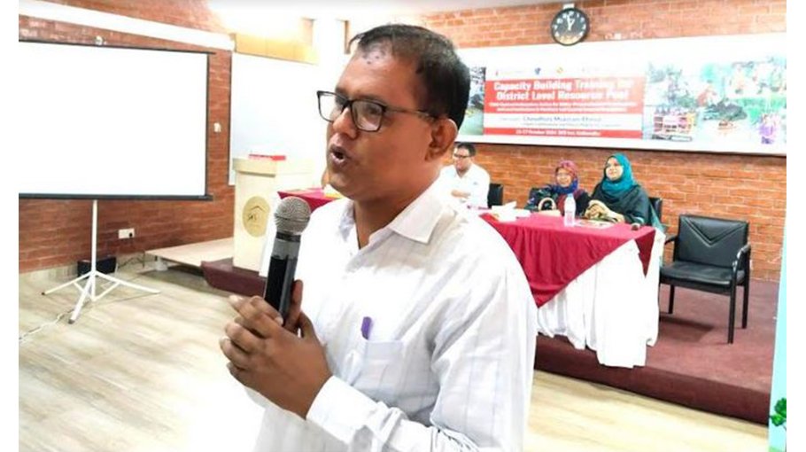 Training for district resource pool members ends in Gaibandha 