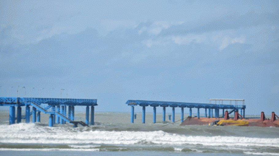 Navy jetty collapses after collision with barge in Cox’s Bazar