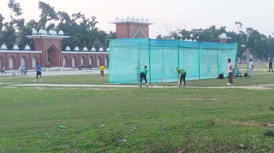 Gor-e-Shaheed Boro Maidan occupied by influential clubs in Dinajpur