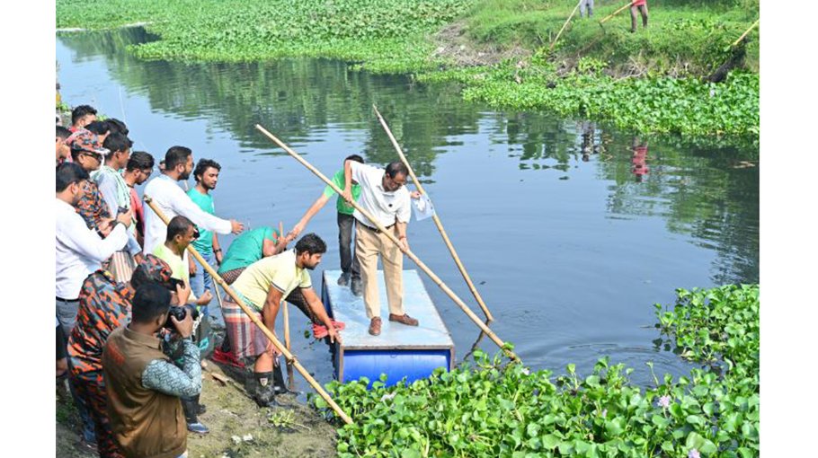 Canal cleanliness campaign launched in Rajshahi