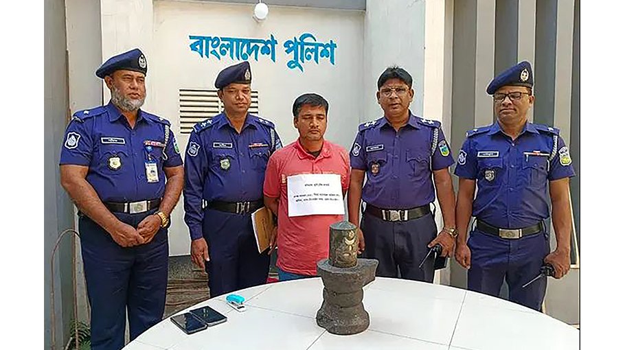 Shiblinga stolen from Mymensingh recovered in Tangail