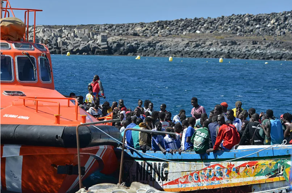 7 women die as boat carrying migrants capsizes while arriving to Spain's Canary Islands