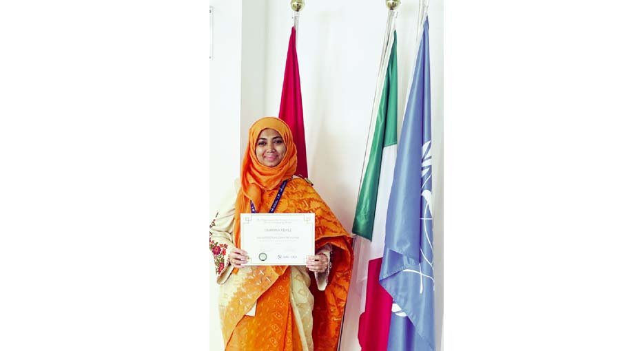 UIU Pharmacy head Dr Tahmina Faiz gets OWSD Fellowship