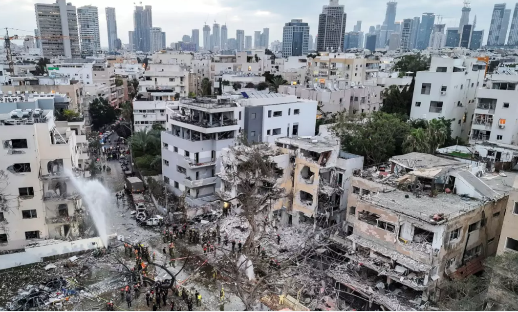 Iran fires cluster bomb-bearing missiles at Israel as conflict enters 8th day