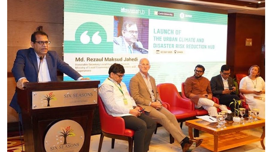 Urban Climate and Disaster Risk Reduction Hub launched in city