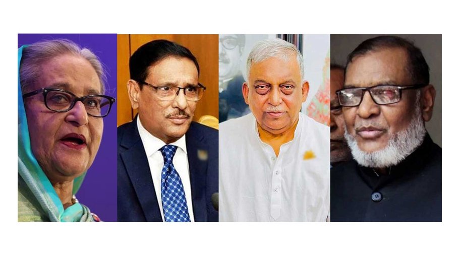 Hasina, Quader, Kamal, Mozammel sued in two Gazipur murder cases