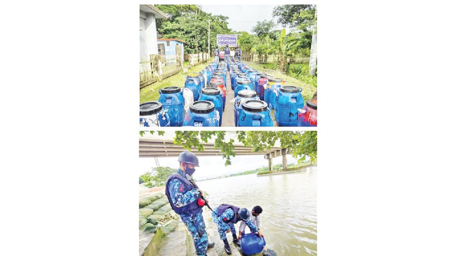 Shrimp fry worth  Tk 4.65cr seized  in Patuakhali