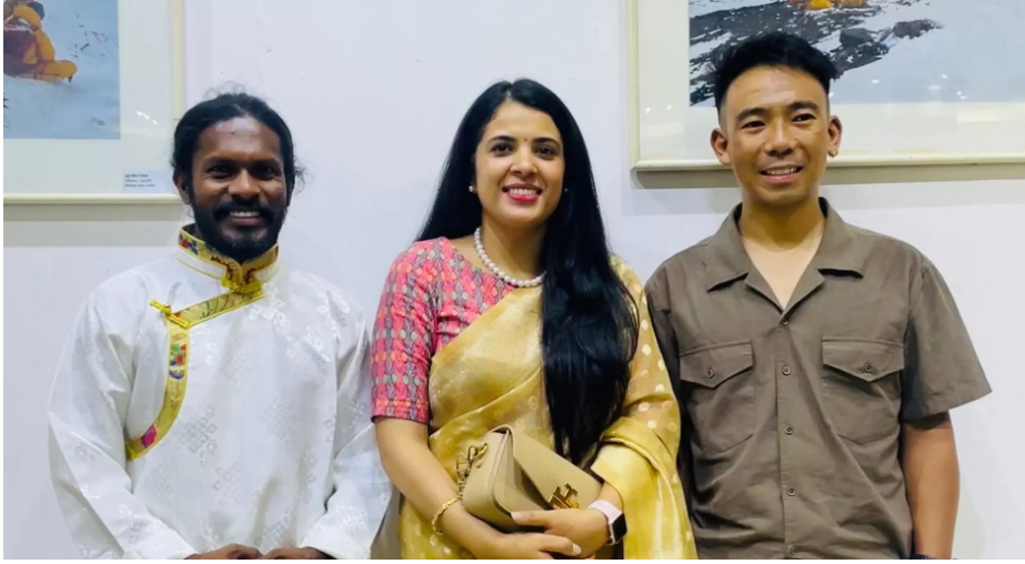 Photographs taken by two Mt. Everest summiteers on display in Dhaka