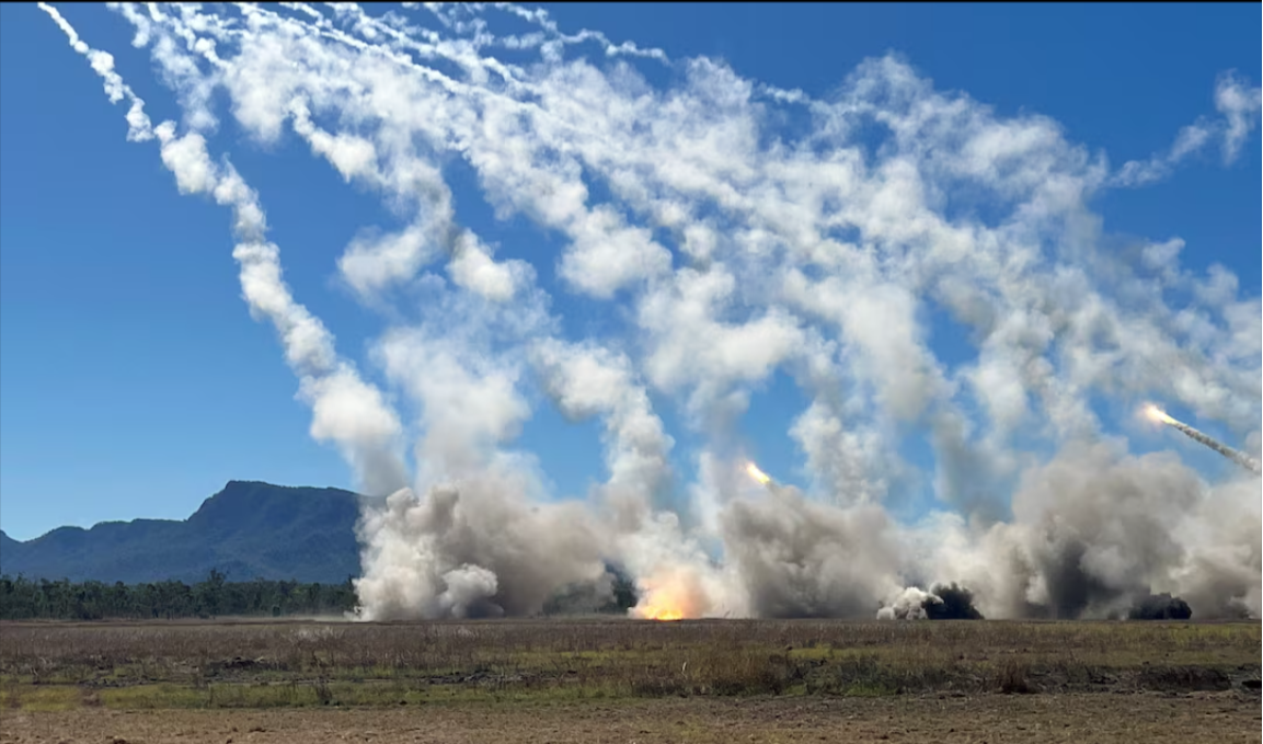 Australia fires first HIMARS long-range rocket in war game with US