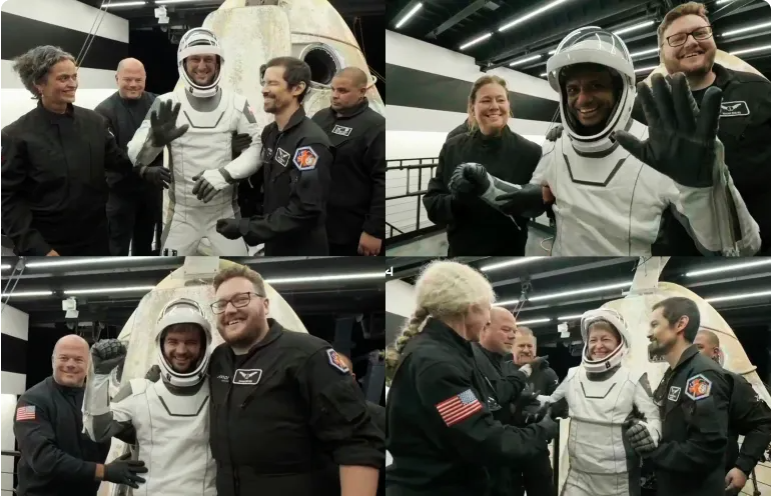 Astronauts from US, India, Poland, Hungary return from space station