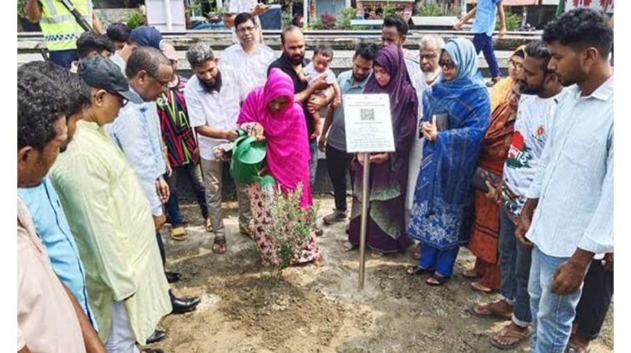 ‘One martyr, one tree’ programme observed in Rajshahi