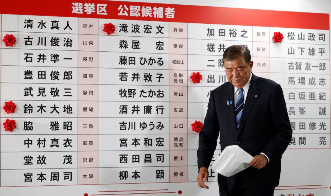 Japan PM Ishiba vows to stay on after bruising election defeat