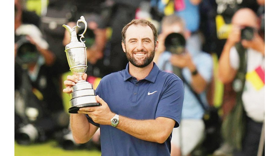 Scottie Scheffler cruises  to first British Open title