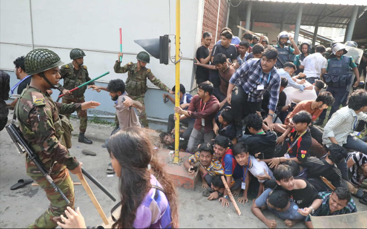 Protesting students storm Bangladesh Secretariat, clash with law-enforcers