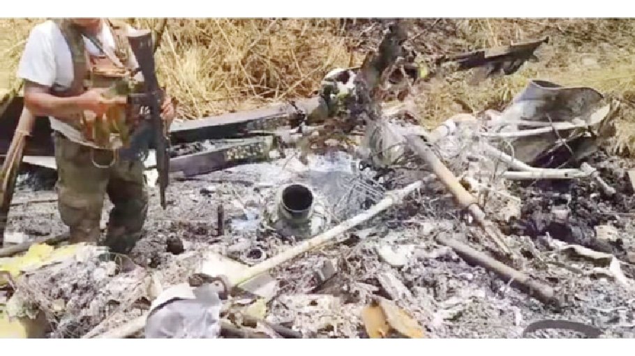 Myanmar junta drone crashes over Thailand border