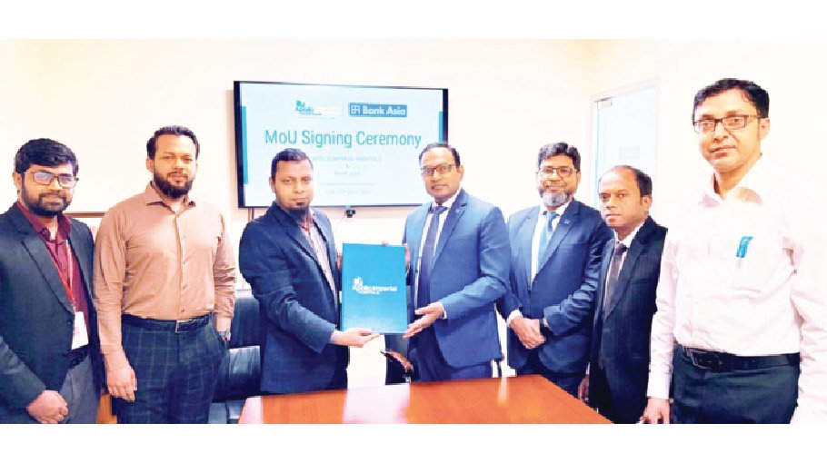Bank Asia inks deal with   Apollo Imperial Hospitals