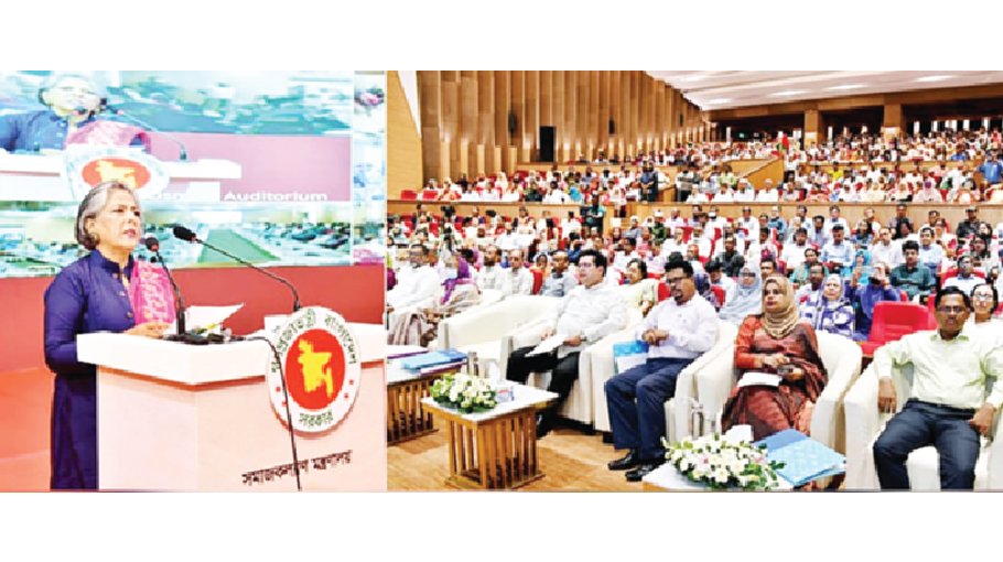 Sharmeen leads mass oath ceremony to rebuild nation with July spirit