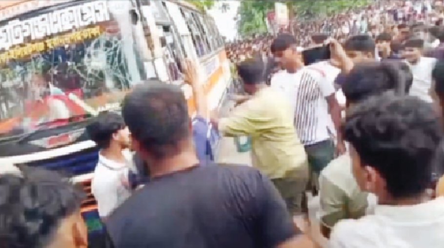 One killed as bus ploughs into spectators at football match in Cumilla