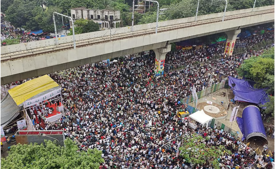 JCD rally underway at Shahbagh with huge turnout