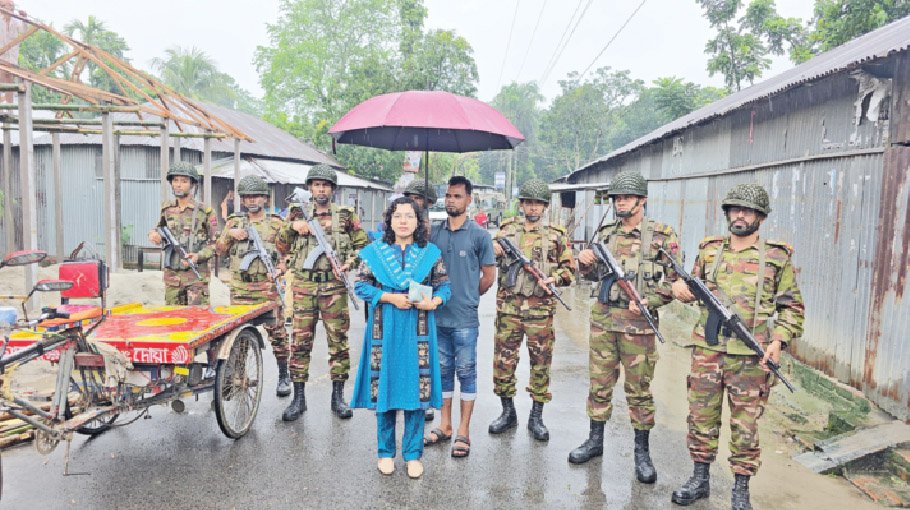 Illegal structures pulled down in Santhia