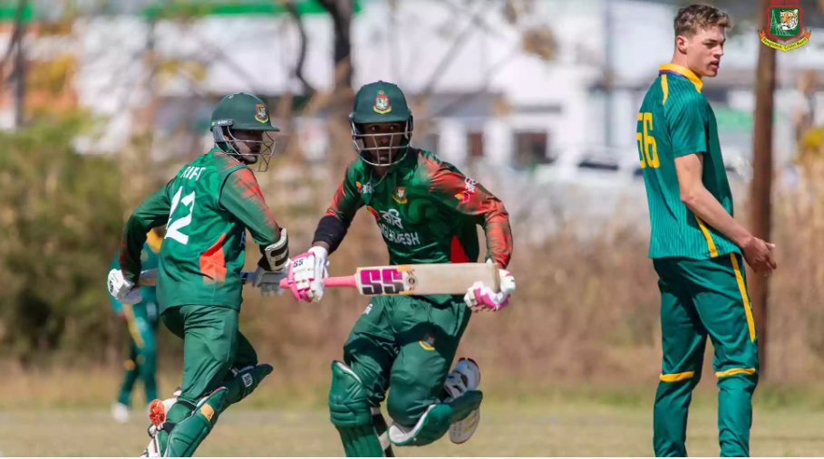 Bangladesh U-19 beat South Africa again ahead of tri-series final