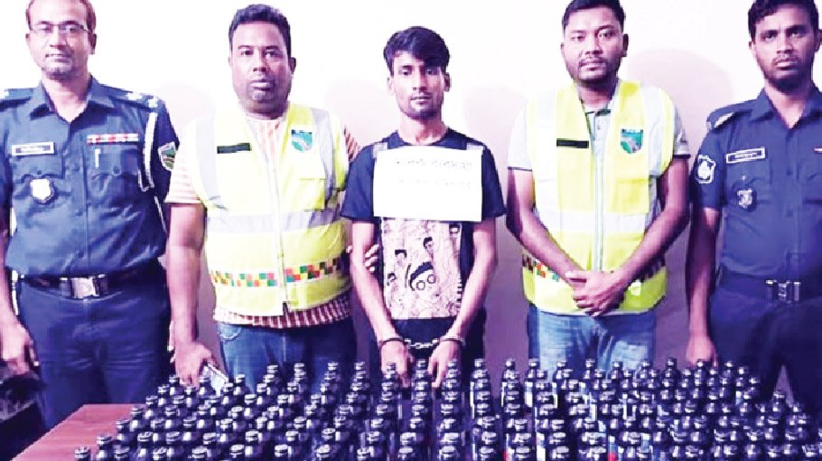 One held with 200 bottles of Phensedyl in Lalmonirhat