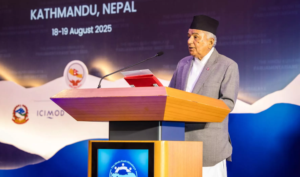 Nepal’s President urges HKH countries to adopt people-centric, science-based policies