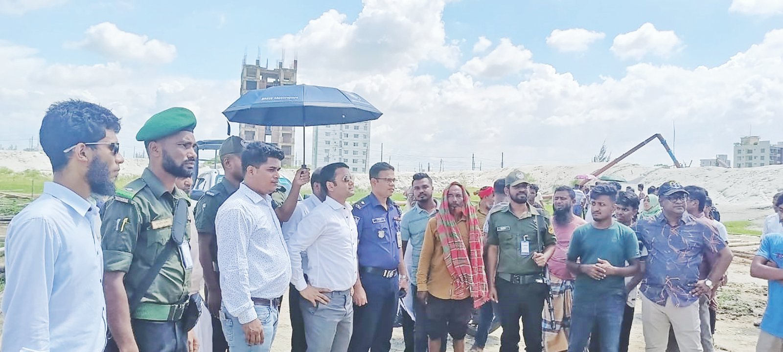 Illegal sand depots pulled down in Purbachal