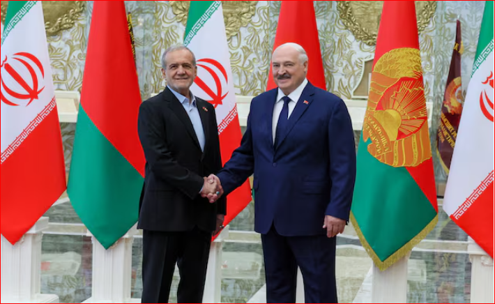 Belarus and Iran, both friends of Putin, plan to strengthen military and broader ties