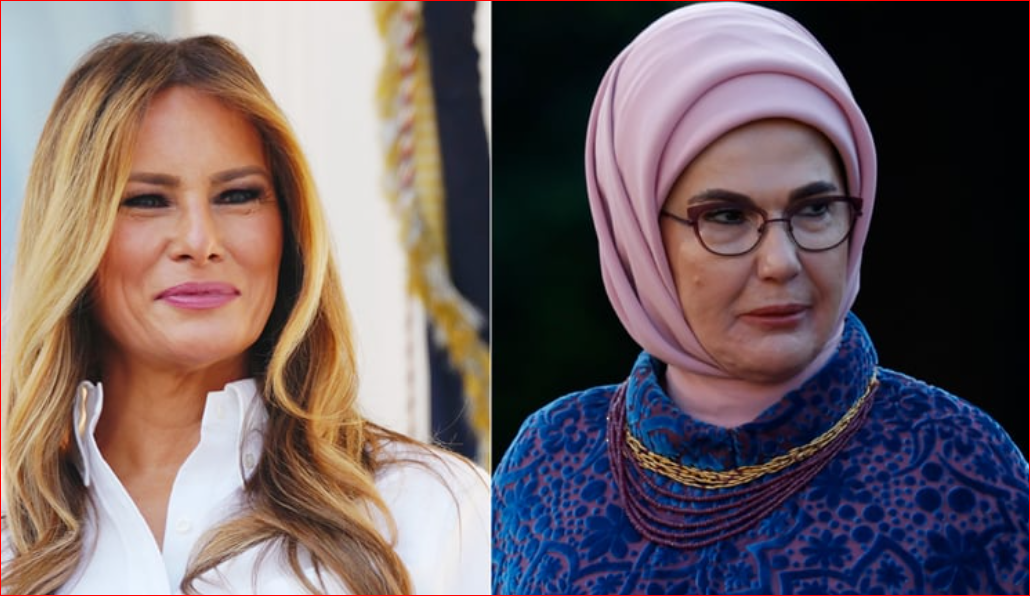 Erdogan's wife calls on Melania Trump to speak up for Gaza's children