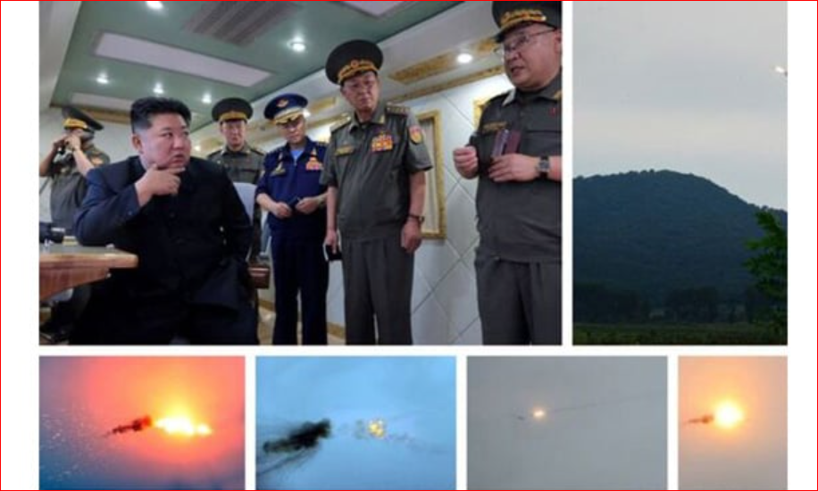 N Korea test-fires two new air defence missiles