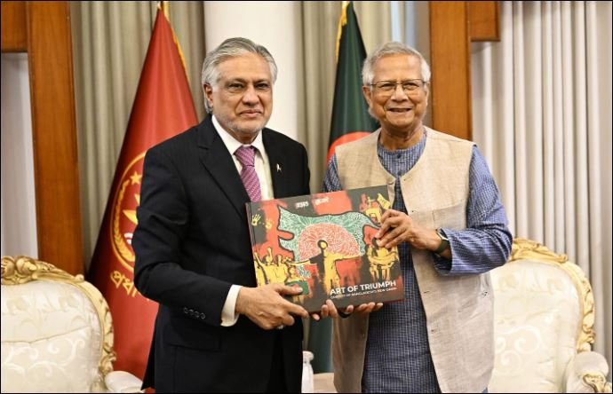 Dr Yunus stresses SAARC revitalization in meeting with Pakistan deputy PM