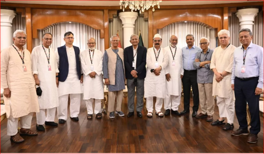 Yunus holds talks with BNP, Jamaat, NCP with focus on polls