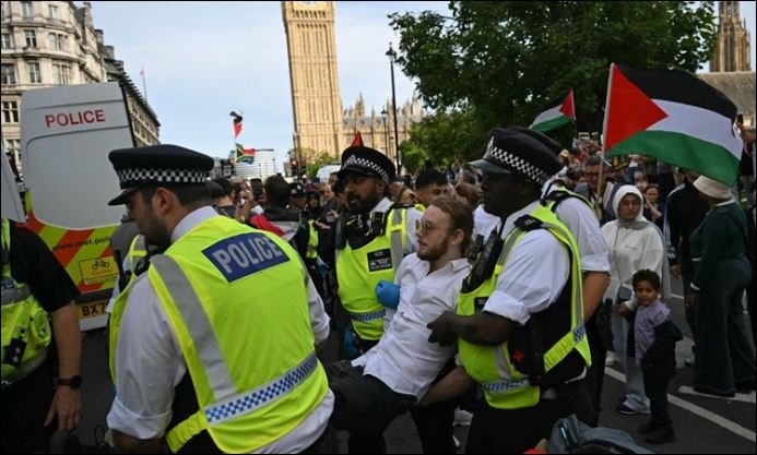 UK police arrest hundreds in latest Palestine Action demo