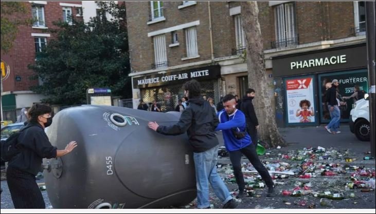 French police detain 250 as protests flare during Macron’s new PM’s first day
