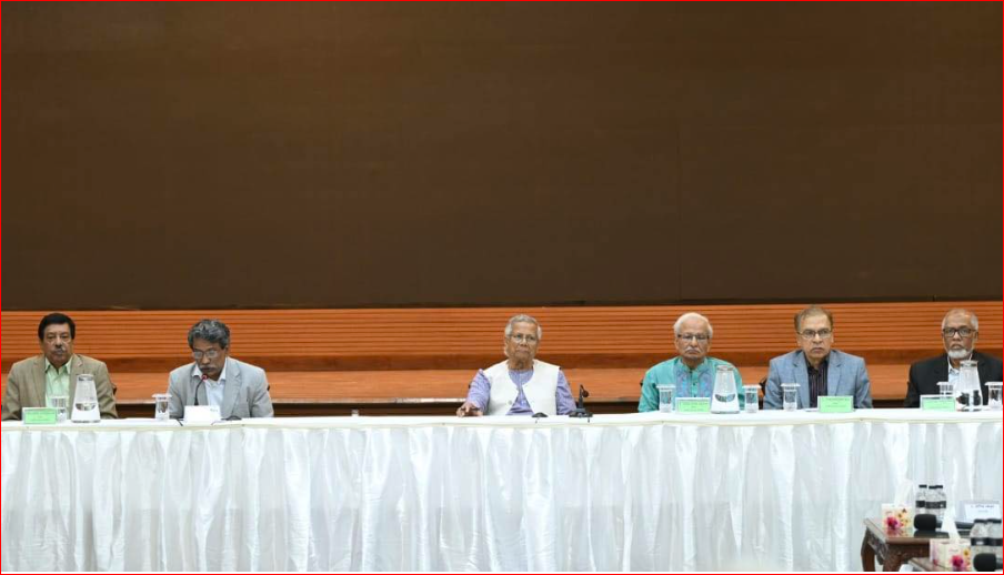 Dr Yunus urges political consensus to ensure festive polls in Feb