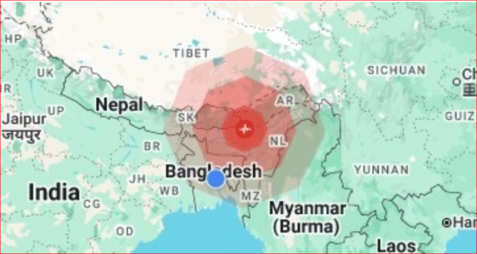 5.9 magnitude earthquake jolts Dhaka, other parts of country
