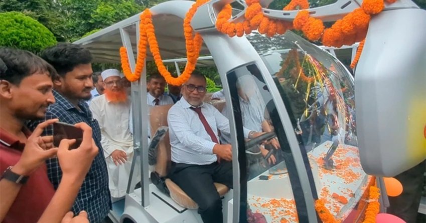 Electric shuttle service launched at Islamic University