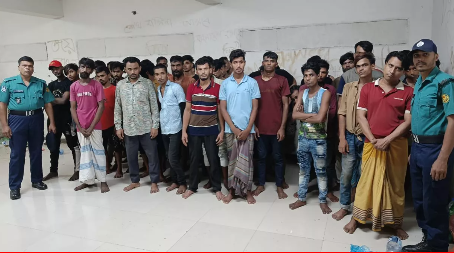 40 held with drugs, bombs, arms from Mohammadpur Geneva camp