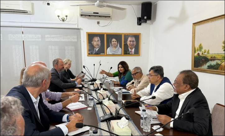 BNP holds meeting with European parliamentary delegation